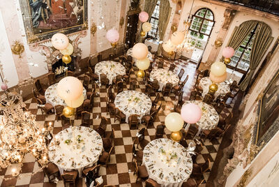 Hochzeitsfeier im Marmorsaal im Schloss Leopoldskron