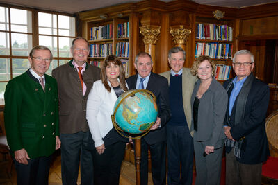 Press conference at Schloss Leopoldskron