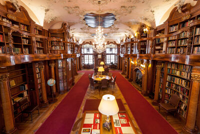Library in Schloss Leopoldskron