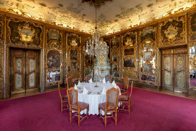 Venetian room interior of the trapp family house 