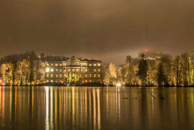 Hotel Schloss Leopoldskron in the evening